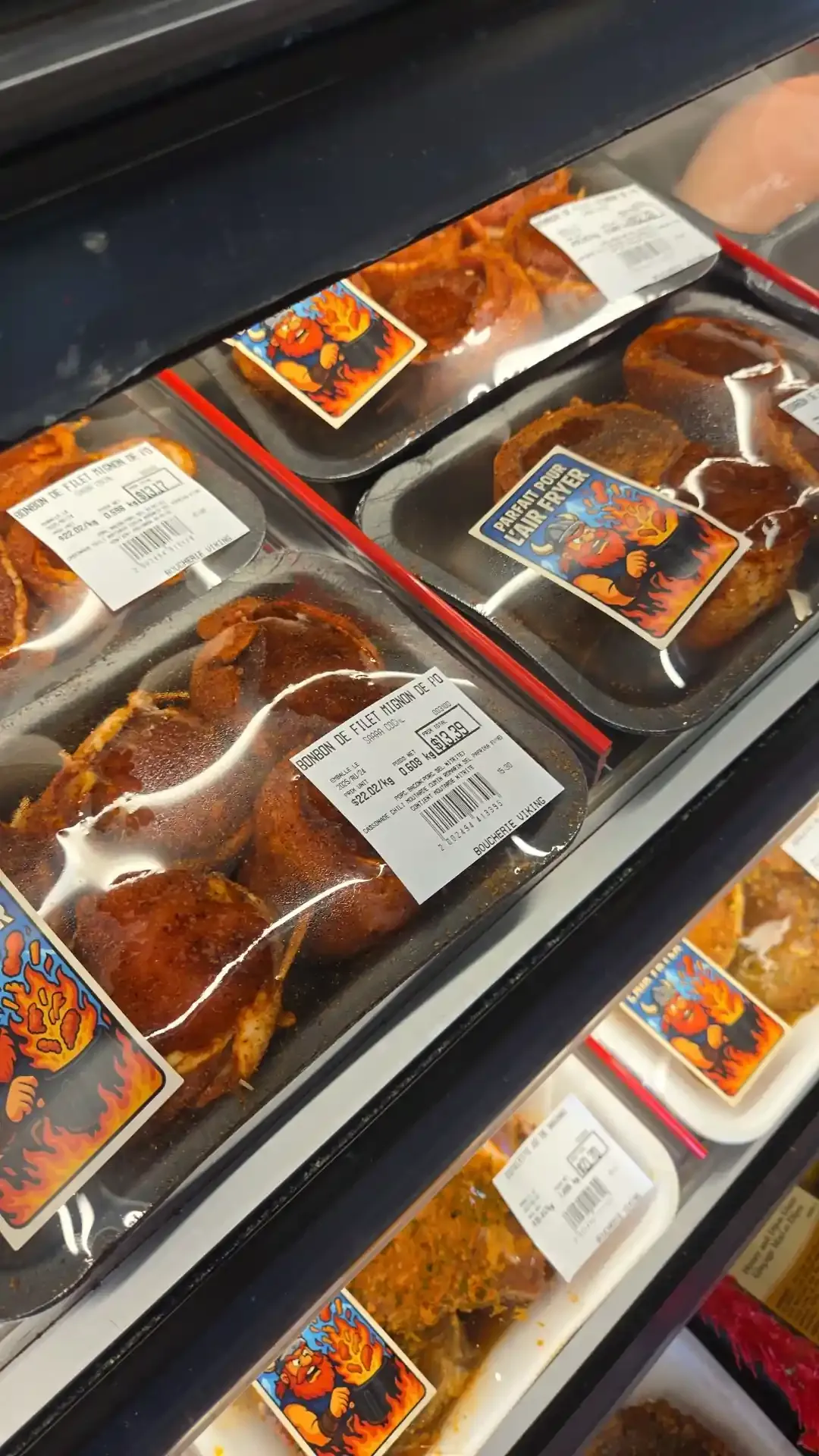 Bonbons de filet mignon marinés