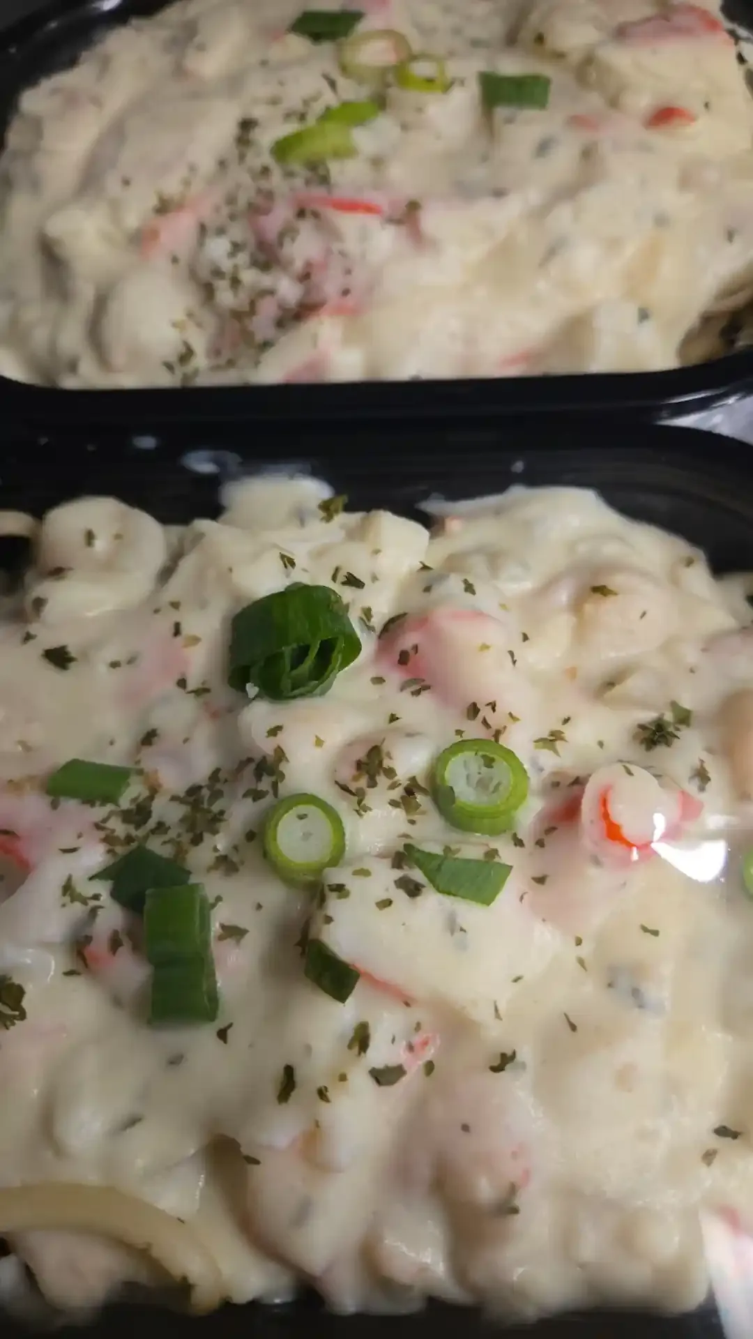 Fettuccine Alfredo aux crevettes